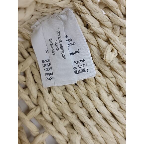 J.CREW Marseille 100% Paper Straw Open Weave Unstructured Market Tote Bag Beach - Picture 10 of 16